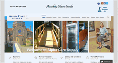 Desktop Screenshot of alphacaresupply.com